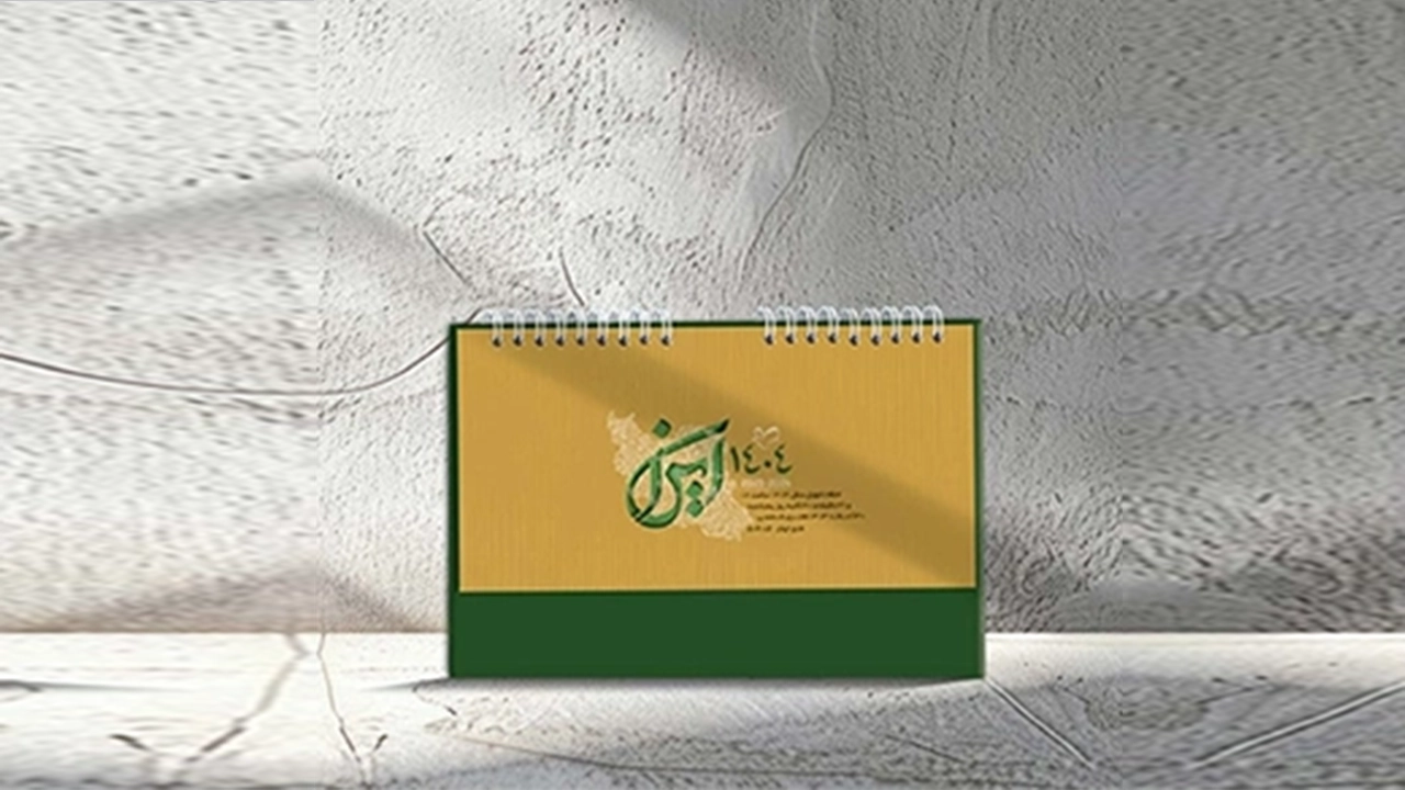 تقویم رومیزی نفیس 1404 ایران